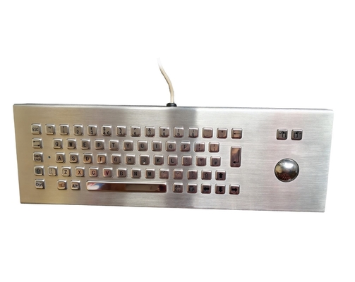 China Desk top USB industrial metal keyboard based 64-key steel keyboard with Windows key supplier