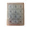 Vandal proof water proof 3 x 4 indusrtial metal keypad with numbers for kiosk vending machine supplier